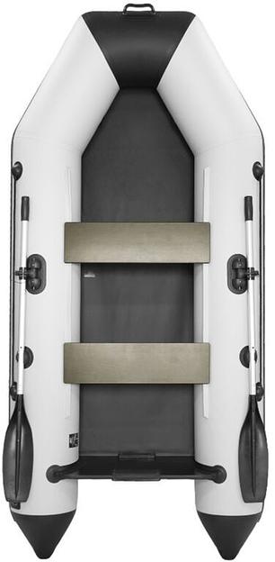 Лодка Аква 2800, 2800*1320*360 мм., цвет: серый-черный фото 3
