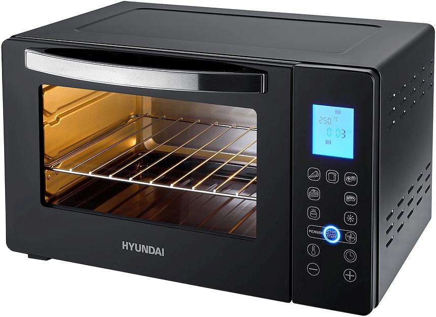 Мини-печь Hyundai MIO-HY096 28л. 1600Вт черный фото 9