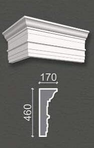 Карниз подкрышный VK 03 опт фото 1