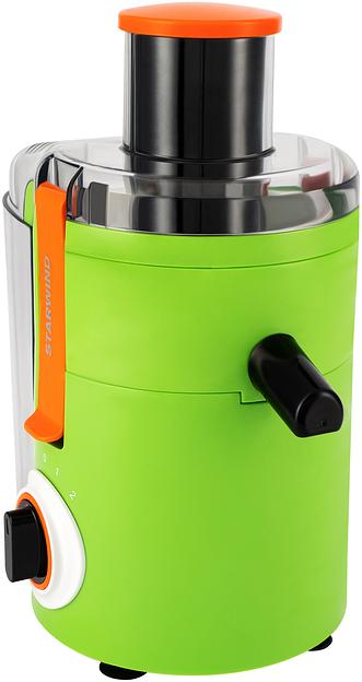 Соковыжималка центробежная Starwind SJ2236 500Вт рез.сок.:400мл. зеленый/белый фото 6