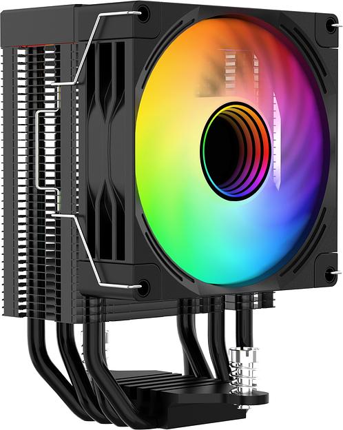 Устройство охлаждения(кулер) Bloody BD-AC150-ARGB1 ARGB Soc-AM5/AM4/1151/1200/2066/1700 черный 4-pin 11-23dB Al+Cu LCD 150W 365gr Ret (BD-AC150-ARGB1-BK) фото 3