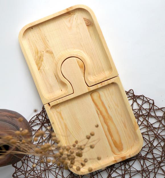 Менажница «Пазл 2», сосна фото 1