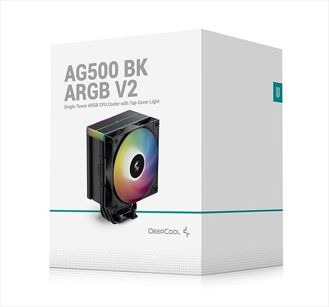 Кулер для процессора DEEPCOOL AG500 BK ARGB V2 черный 120мм алюминий+медь 1900rpm 29.4db 40pin 240W 160мм фото 10