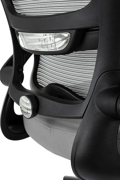 Кресло руководителя Бюрократ Sigma 1 серый сетка/ткань крестов. пластик фото 10