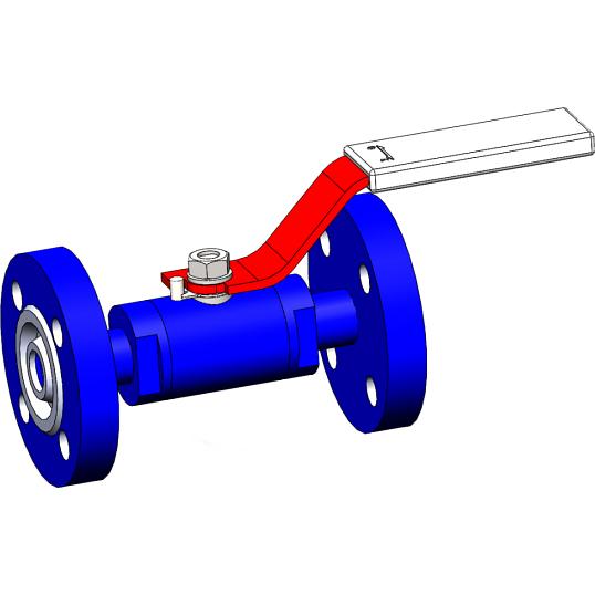 Кран шаровой ZTC-K174 фото 1