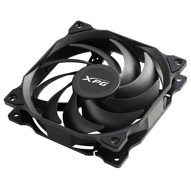 Вентилятор для корпуса ADATA XPG VENTO 120 21dB 1200rpm, 3pin (VENTO120-BKCWW) фото 2