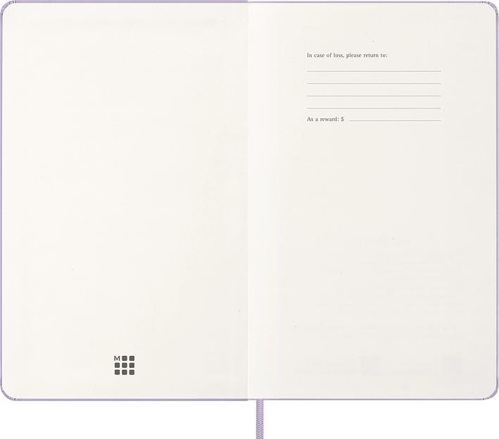 Ежедневник Moleskine CLASSIC Large 130х210мм 400стр. сиреневый фото 2