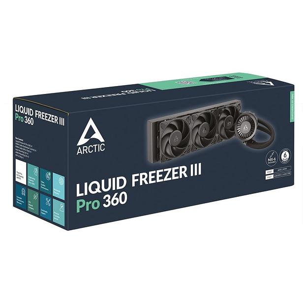 Жидкостная система охлаждения Arctic Cooling Liquid Freezer III Pro 360 Multi Compatible All-In-One CPU Water Cooler (ACFRE00180A) фото 8