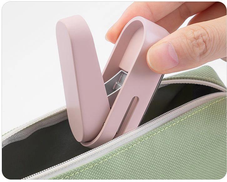 Дырокол Deli NS088pink макс.:10лист. пластик розовый отв.:1 фото 2