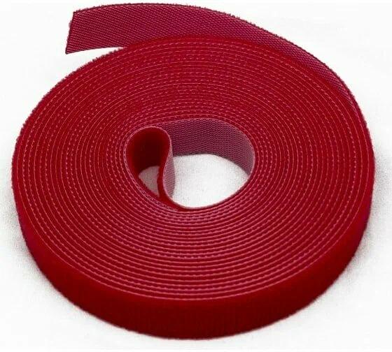 Лента (липучка) в рулоне. ширина 16 мм. длина 5 м. красная фото 1