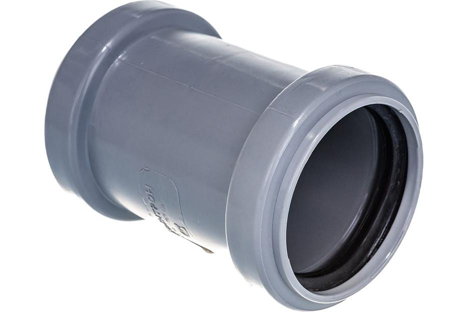 Муфта канализационная 50 двухраструбная фото 4