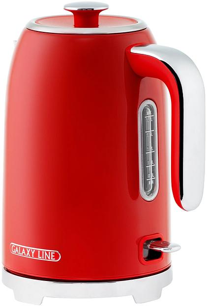 Чайник электрический Galaxy Line GL 0349 1.7л. 2200Вт красный корпус: нерж.сталь (ГЛ0349Л) фото 3