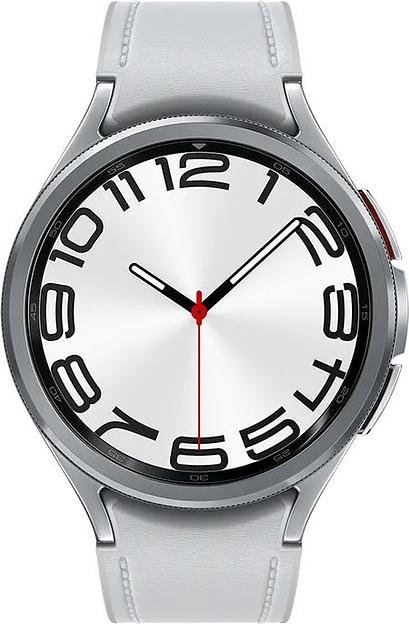 Смарт-часы Samsung Galaxy Watch 6 Classic, 47мм, 1.5", серебристый / серебристый [sm-r960nzsacis] фото 2