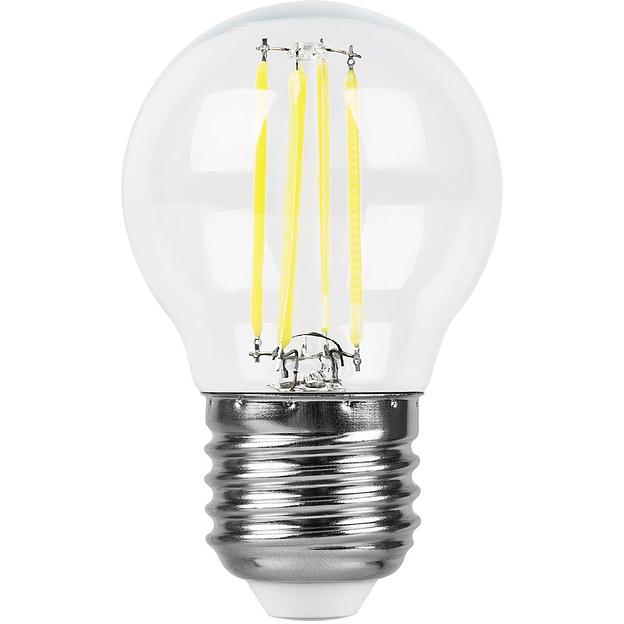 Лампа светодиодная LED 11вт Е27 белый шар FILAMENT фото 2