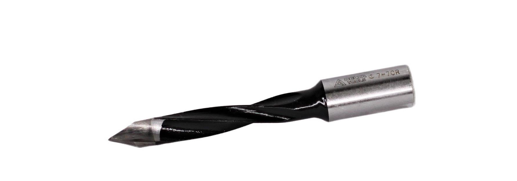 Сверло сквозное DELTATOOLS усиленное 7✕10✕70 мм R фото 3