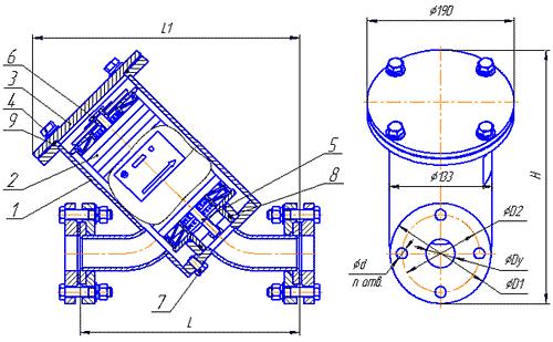 Фильтр ФЖУ с условными проходами 25-100 РУ 1,6 фото 4