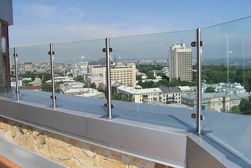 Ограждения балконов и терасс из нержавеющей стали фото 5