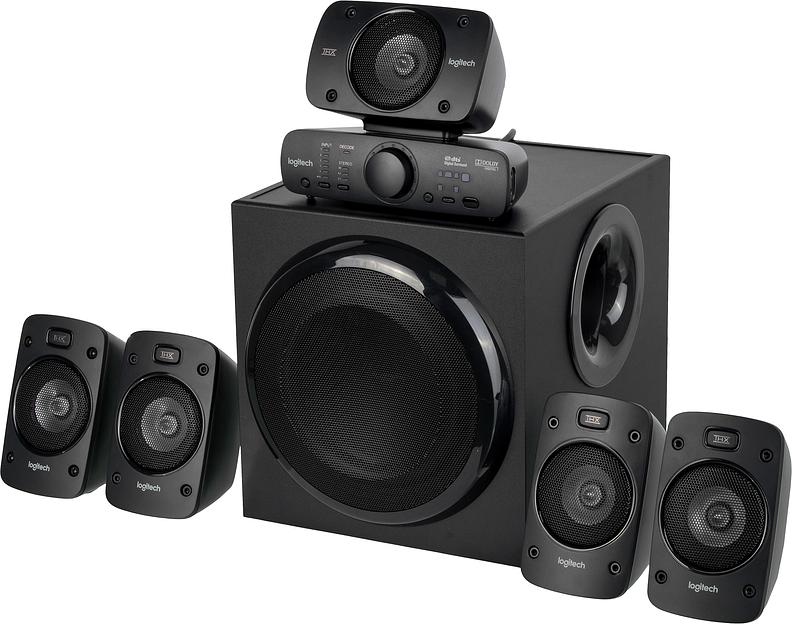 Колонки Logitech Z906 5.1 черный 1000Вт фото 2