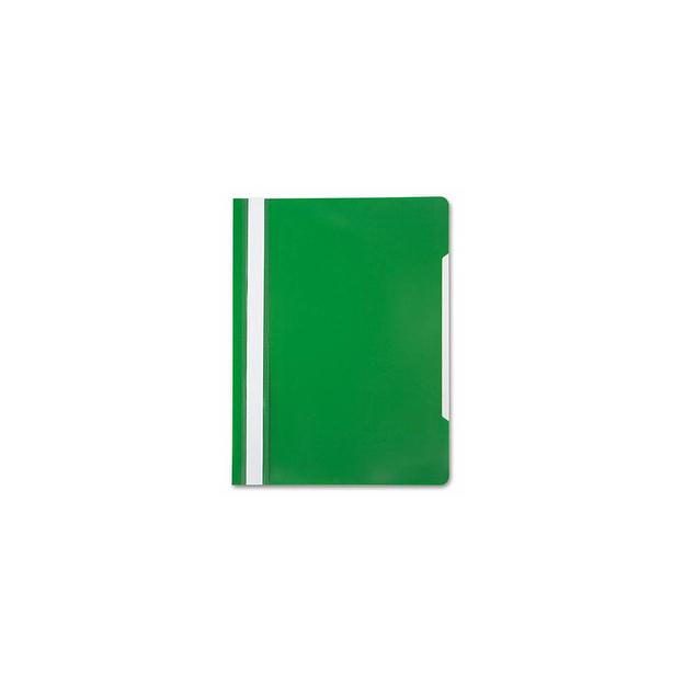 Папка-скоросшиватель Бюрократ -PS20GRN, A4, пластик, зеленый фото 1