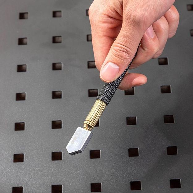 Маслянный стеклорез Deli DL2701 180 мм. Диаметр режущей головки 3мм. Вольфрамовая сталь YG5, хвостовик из углеродистой стали 36# фото 9