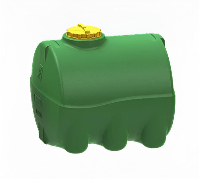 Ёмкость пластиковая горизонтальная цилиндрическая 3000 л фото 1
