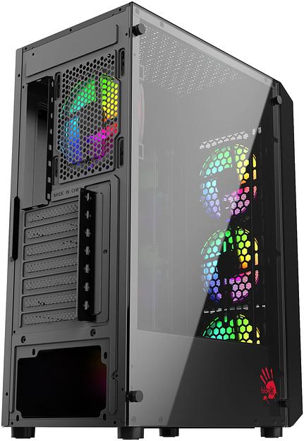 Корпус Bloody BD-CC114F черный без БП ATX 4x120mm 1xUSB2.0 1xUSB3.0 audio bott PSU фото 2