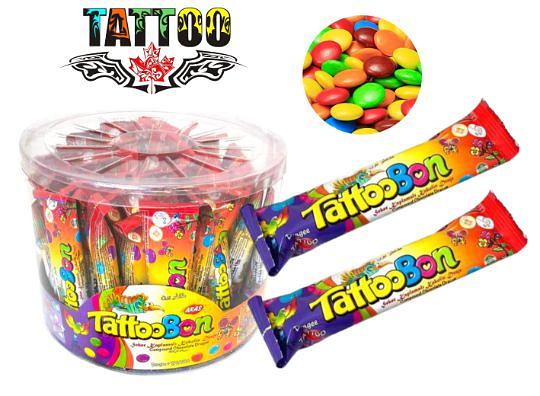 Какао-драже с татуировкой «Tattoobon» ОПТ фото 1