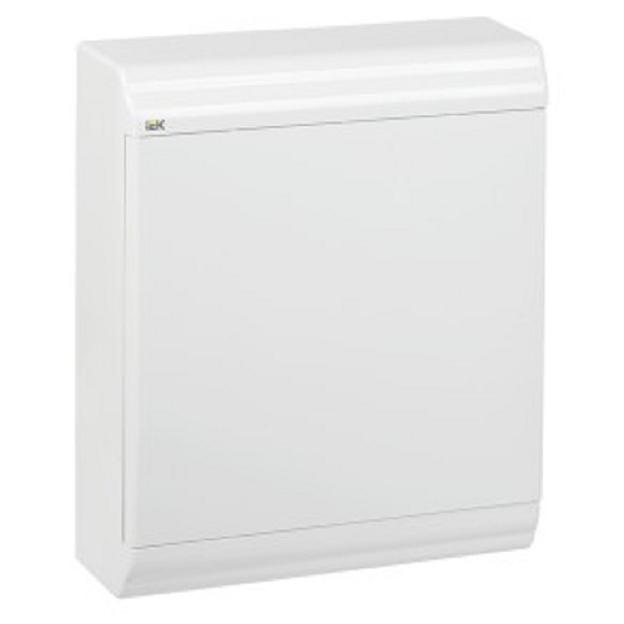 IEK_MKP82-N-24-WD-41-10_Бокс ЩРН-П-24 модуля навесн.пластик IP41 PRIME белая дверь фото 1