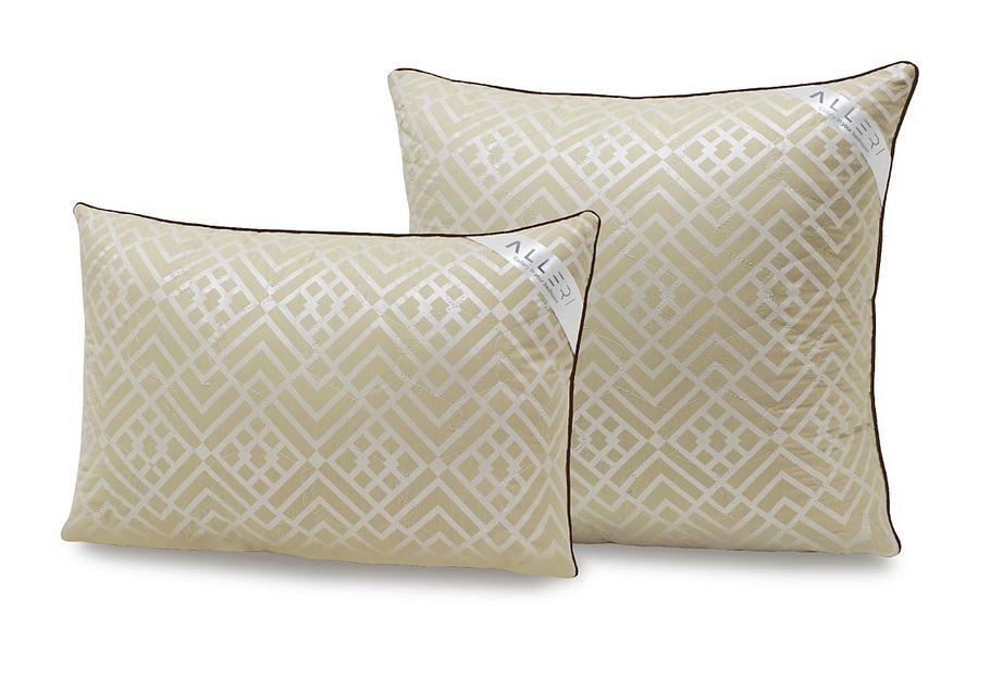 Подушка «Верблюжья шерсть» тик двухкамерная 50×70 ОПТ фото 1