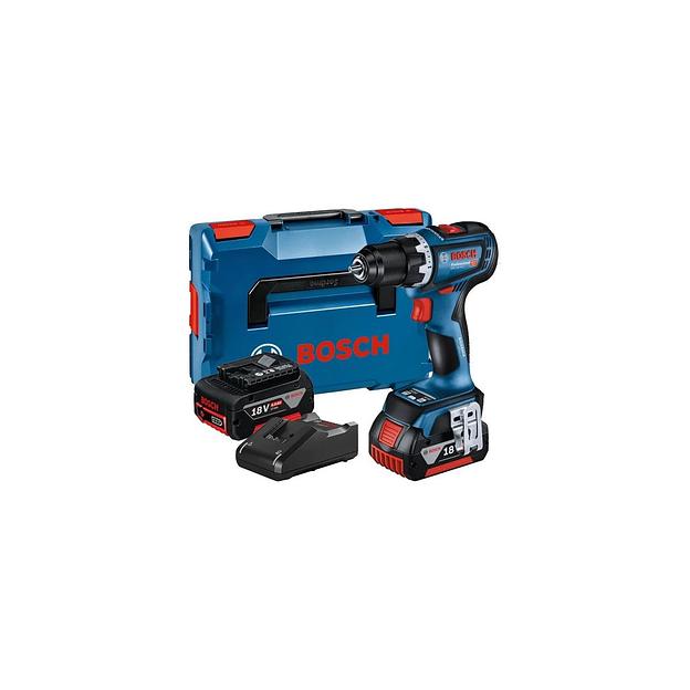 Ударная дрель-шуруповерт Bosch GSR 18V-90 C, 5Ач, с двумя аккумуляторами [06019k6006] фото 1