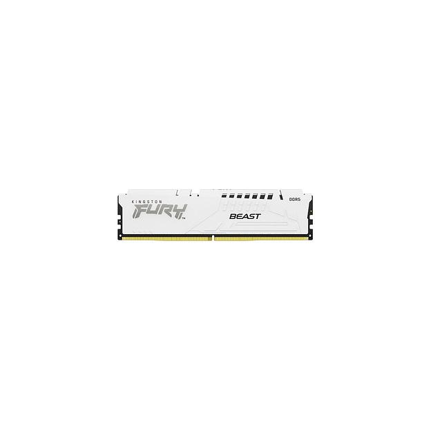 Оперативная память Kingston Fury Beast KF552C40BW-32 DDR5 - 1x 32ГБ 5200МГц, DIMM, White, Ret фото 1