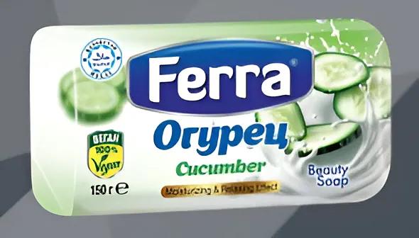 Мыло косметическое «Ferra» с запахом огурца 150 гр ОПТ фото 1