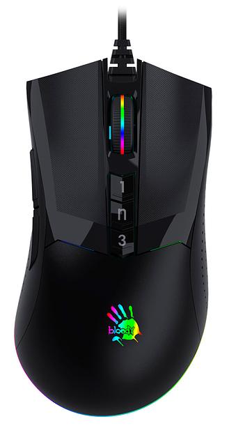 Мышь A4Tech Bloody W90 Max черный оптическая (10000dpi) USB фото 1
