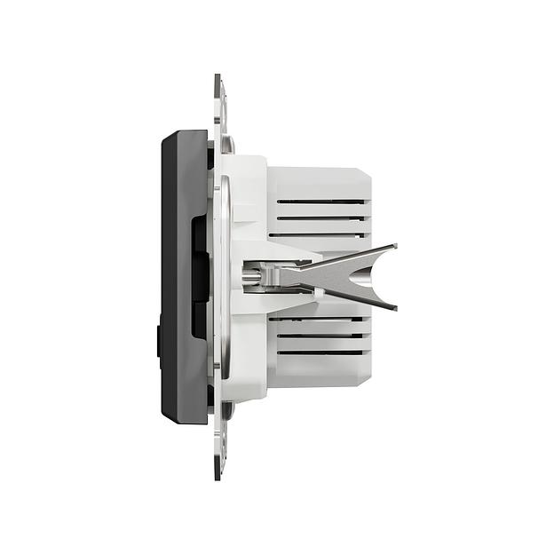 Розетка USB SE EPH2700371 Asfora A+С механизм антрацит EPH2700371 фото 2