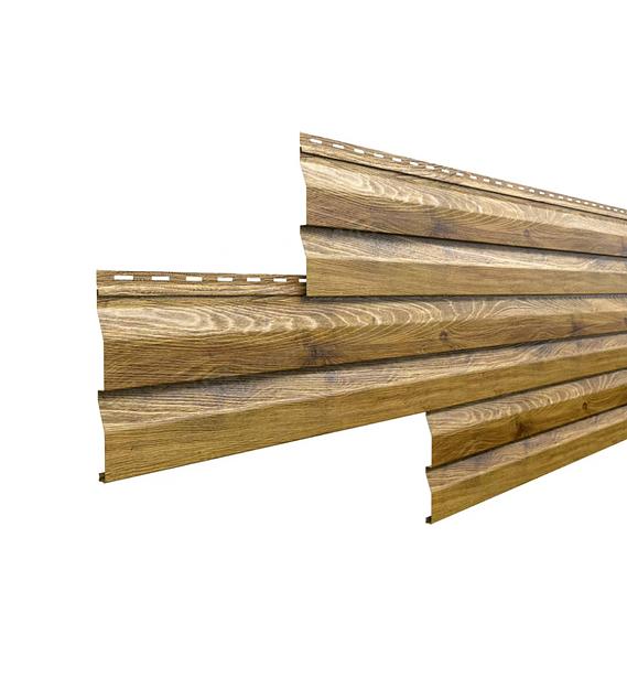 Стальной сайдинг «Корабельная доска», покрытие под дерево ОПТ фото 1