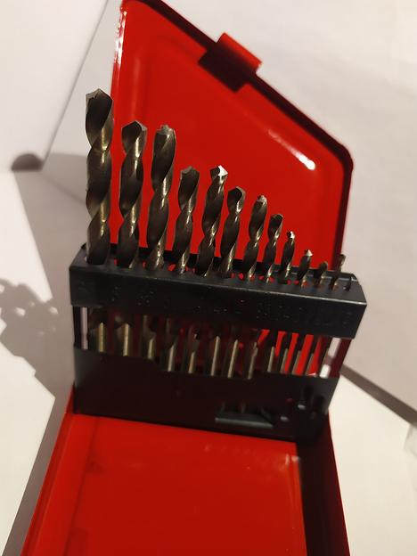 Набор сверл по металлу ф1,5–6,5 13 штук в металлическом боксе, опт фото 1