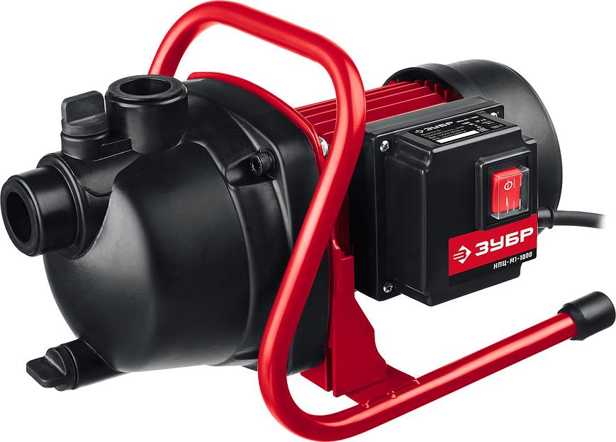 Насос садовый поверхностный Зубр НПЦ-М1-1000 1000Вт 4800л/час фото 1