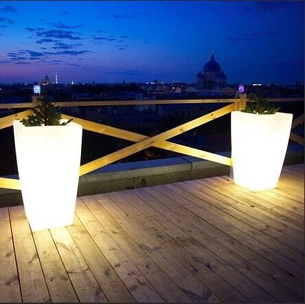 Световое кашпо Flox P 900 с беспроводной RGB подсветкой ОПТ фото 6