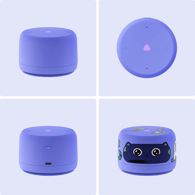 Умная колонка Яндекс Станция Лайт 2 с Алисой, без часов, 6 Вт, модель YNDX-00028 (фиолетовый) фото 5