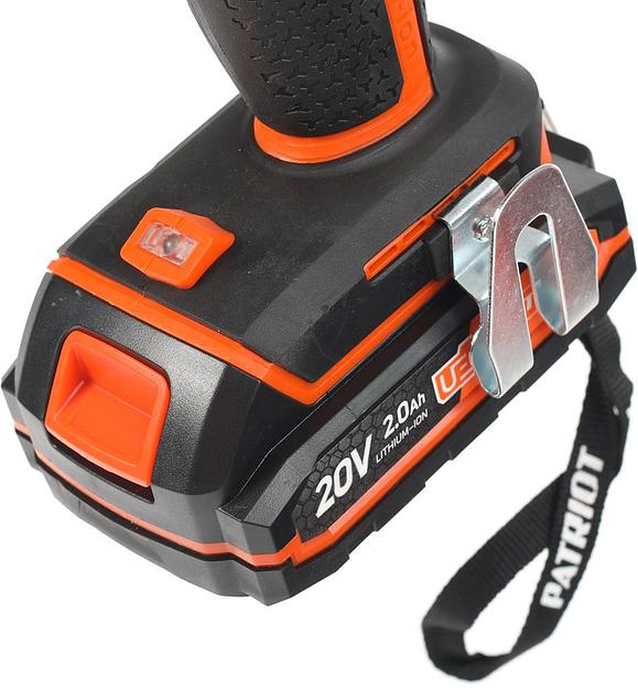 PATRIOT BR 203UES Дрель-шуруповерт [180201203] { 2 скор. две батареи Li-Ion, зарядка за 1 час, двусторонняя бита, кейс } фото 9