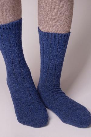 Носки из натуральной шерсти демисезонные TOD Оймс цвет синий фото 2
