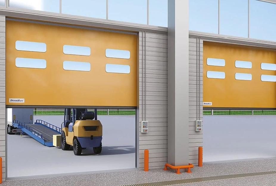 Скоростные рулонные ворота Дорхан для наружного использования серии SpeedRoll SDO ОПТ фото 1