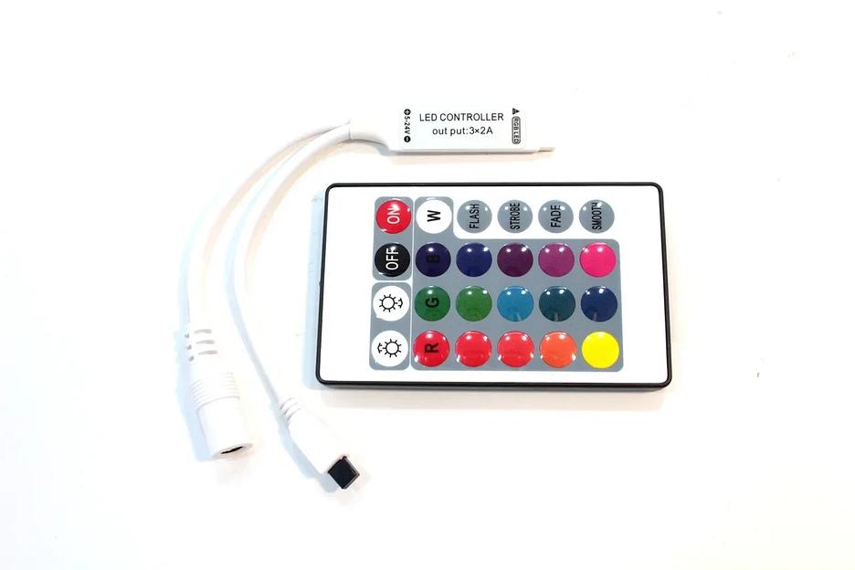 Контроллер для ленты RGB с кнопочным пультом фото 1