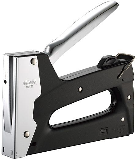 Теккер Kw-Trio 18531 23/6 23/8 23/10 23/13 23/15 (20листов) снижение усилия черный 100скоб металл коробка фото 1