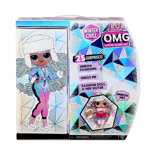 Кукла «LOL surprise O.M.G. Winter Chill ICY Gurl & Brrr» 25 сюрпризов опт фото 4