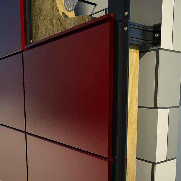 Фасадные кассеты ZT (закрытого типа) цинк 0,5 мм фото 1