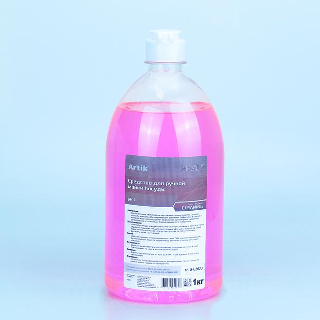 Средство для ручной мойки посуды "H -700" ПЭТ 1000мл (флип-топ) фото 1