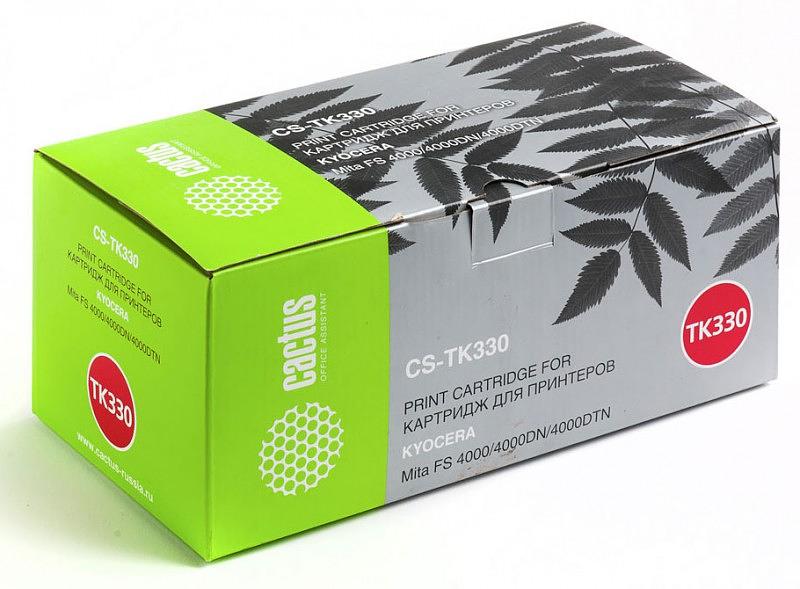 Картридж лазерный Cactus CS-TK330 черный (20000стр.) для Kyocera Mita FS 4000/4000DN/4000DTN фото 1