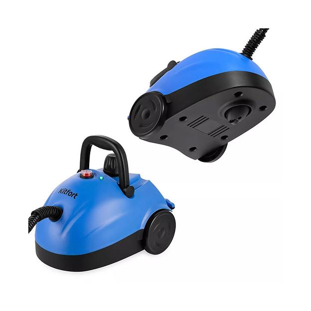 Пароочиститель Kitfort КТ-9136-3 черно-синий фото 3