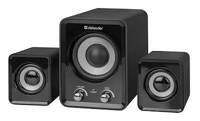 Колонки Defender Z4 2.1 черный 11Вт портативные фото 1
